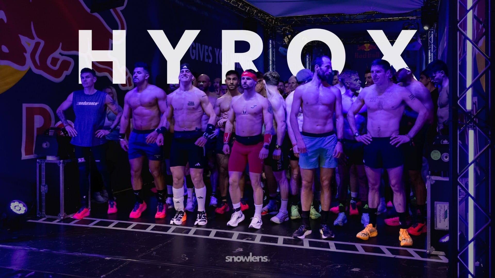 HYROX athletes at the start line